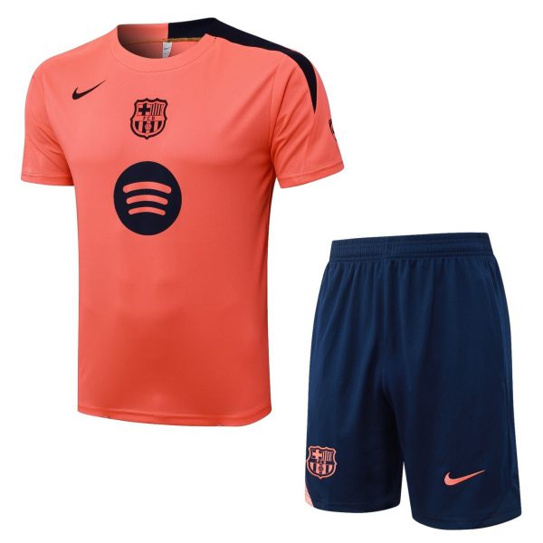 2026 Barcelona Fluorescent orange Training Set Shirt andShorts