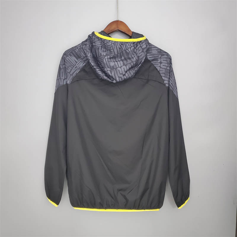21/22 Windbreaker Dortmund Black Grey Sport Unifom jersey Sport Unifom
