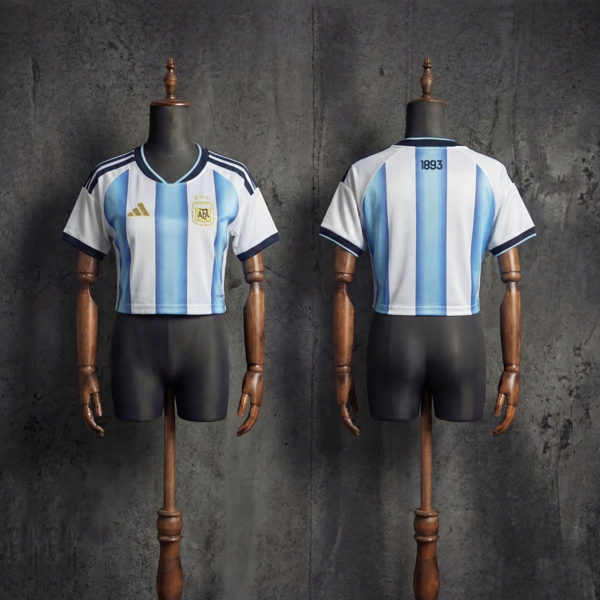 Women's Football Vest Argentina 2026 World Cup Home Jersey