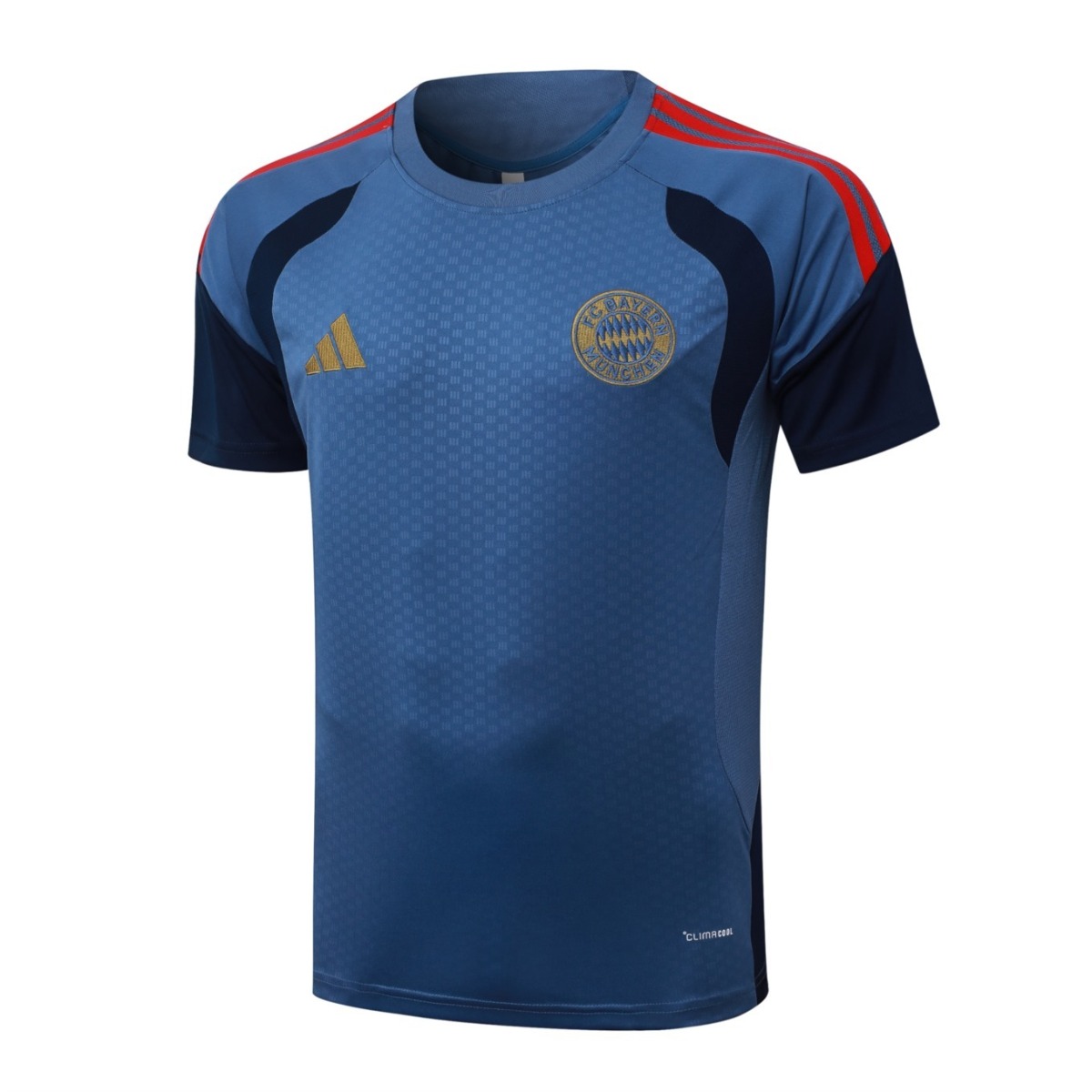 2026 Bayern Munich Mid Blue Training Set Shirt andShorts