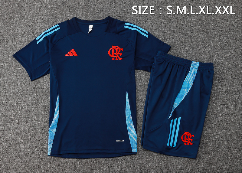 24/25 Flamengo Royal blue Training Set Shirt and Shorts