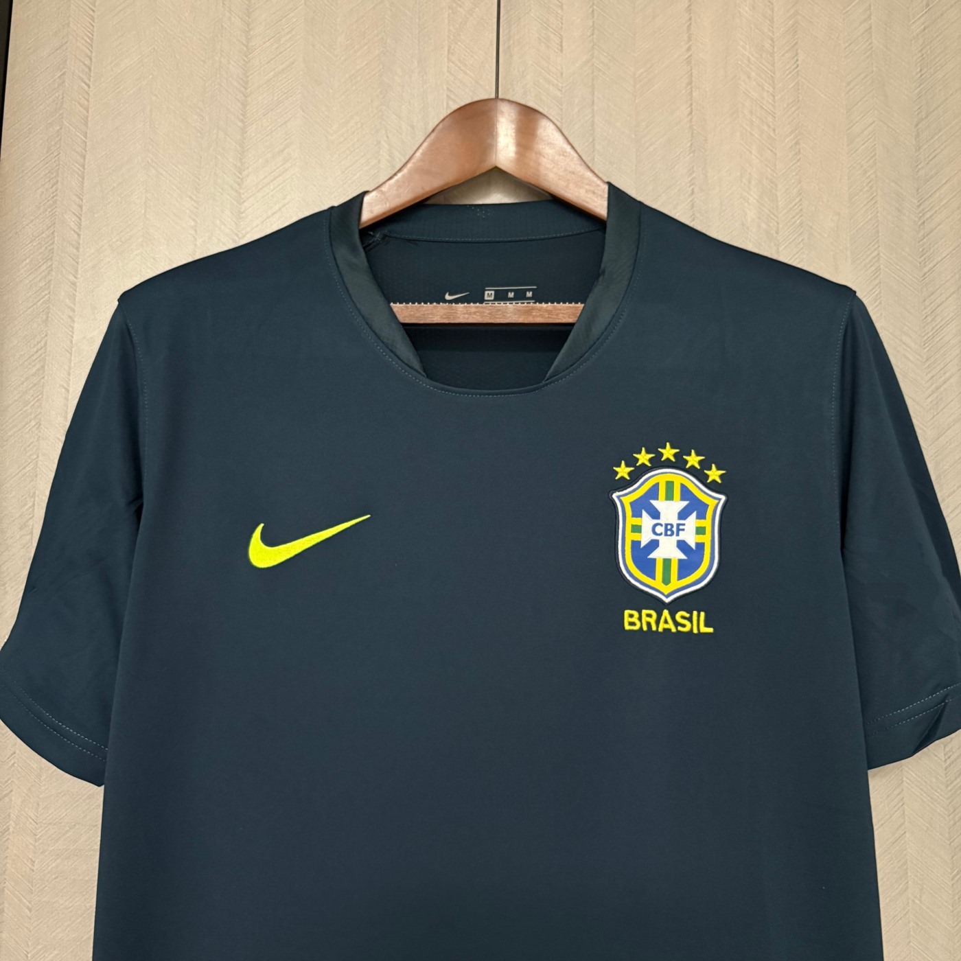 2025 Brazil Dark Blue Training jersey Fan Version