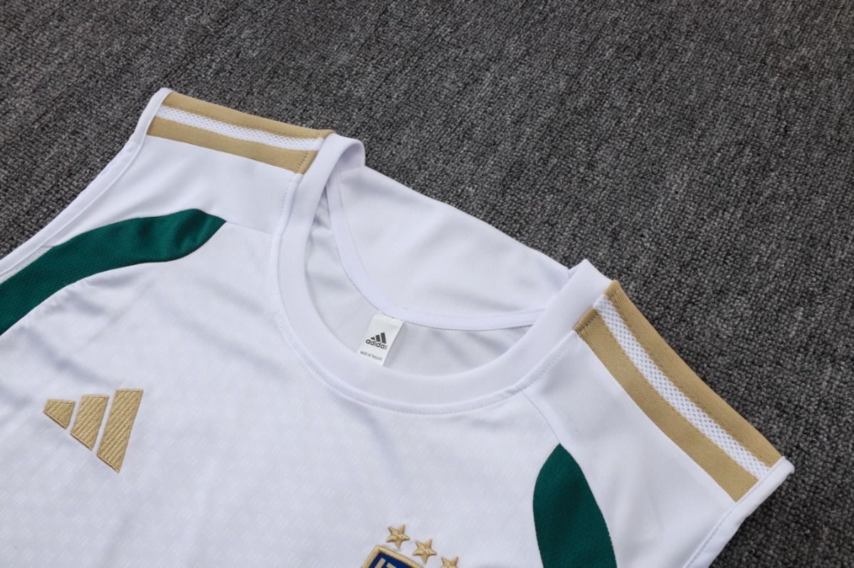 2026 Italy White Training Set Shirt and Shorts
