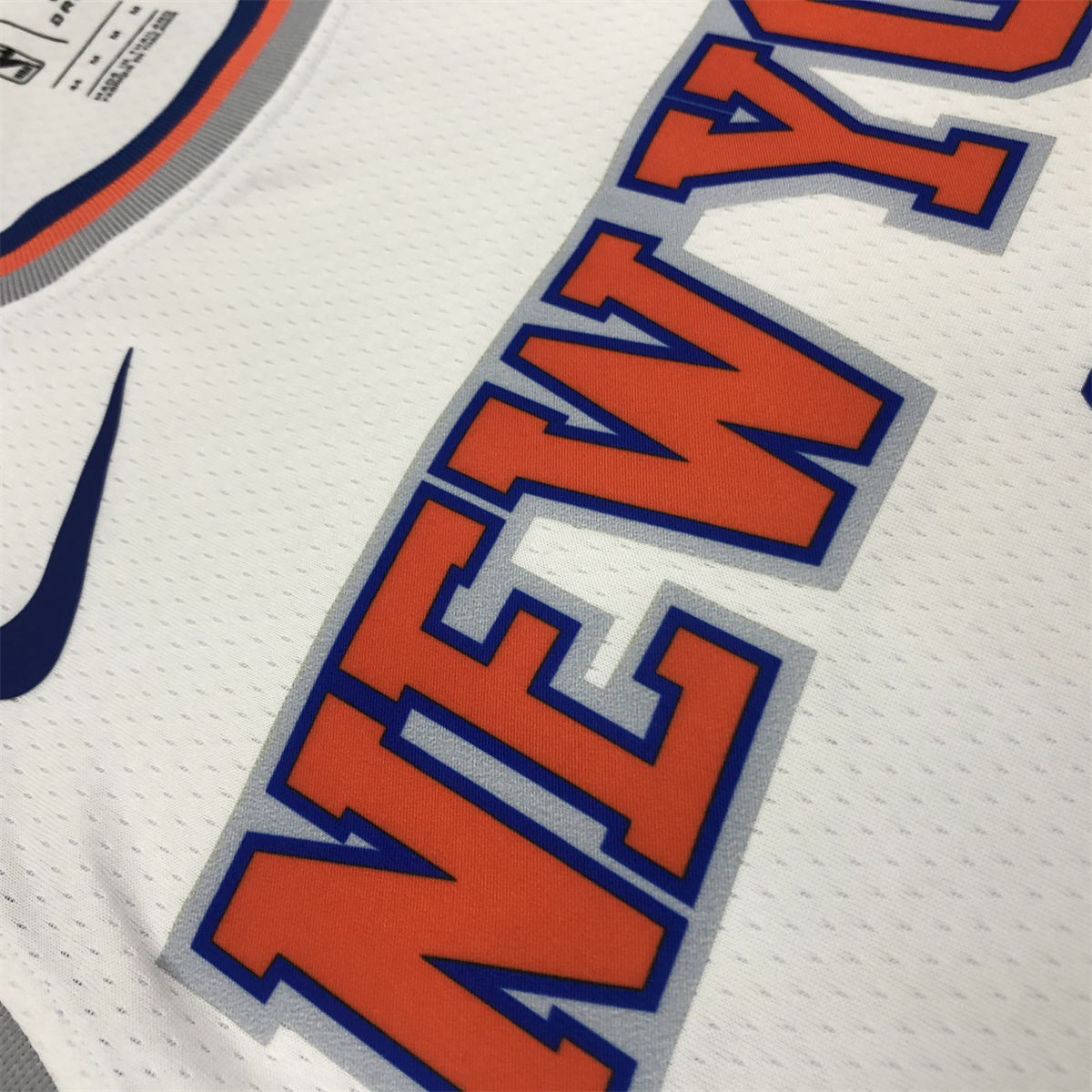 NBA New York Knicks Round Neck White jersey BARRETT#9 S-XXL
