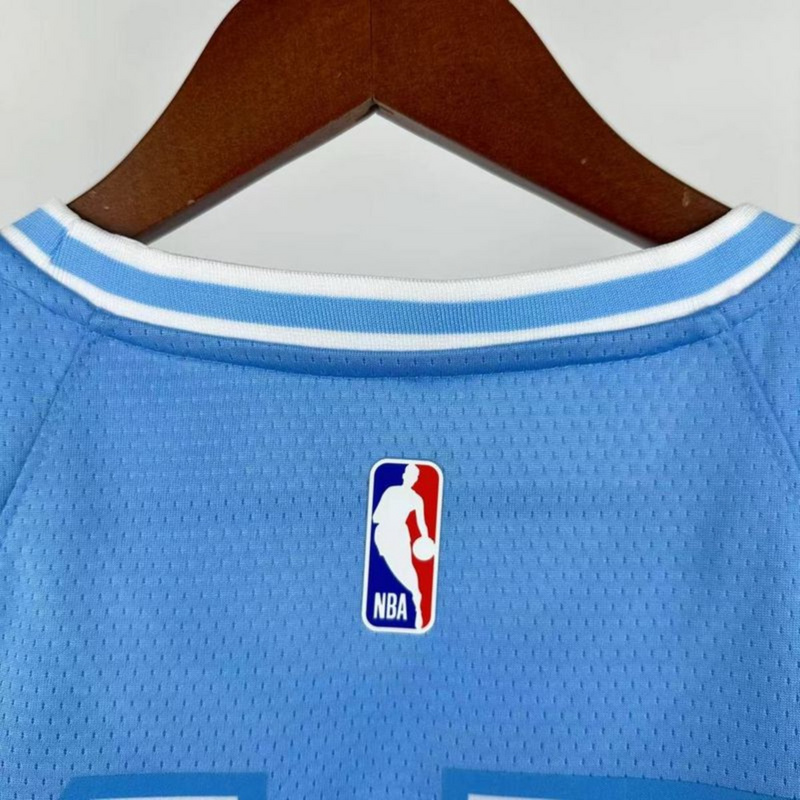 NBA 2025 Cleverland Cavaliers Round Neck Blue City Edition jersey MITCHELL#45 S-XXL