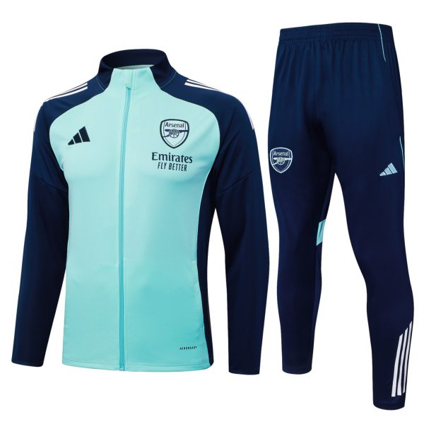 2025/26 Arsenal light green Jacket Training Suit Set Football Team Shirt Sports Fashion