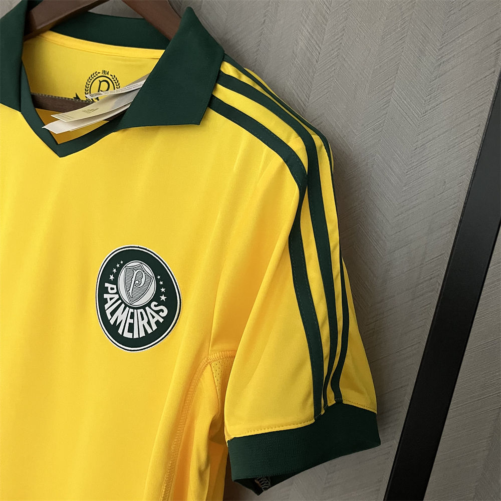 Retro 2014 Palmeiras Yellow jersey Fan Version
