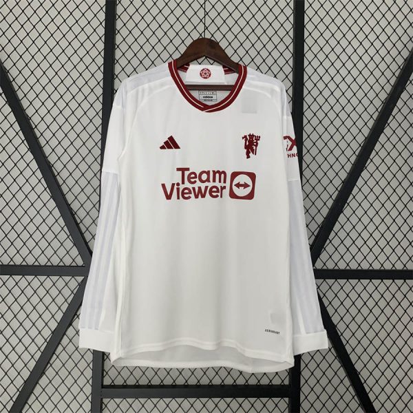 23/24 Manchester United Third Away Long Sleeve jersey Fan Version