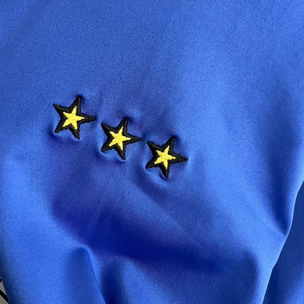 Retro Italy 2000 Euro Home Long Sleeve jersey Fan Version