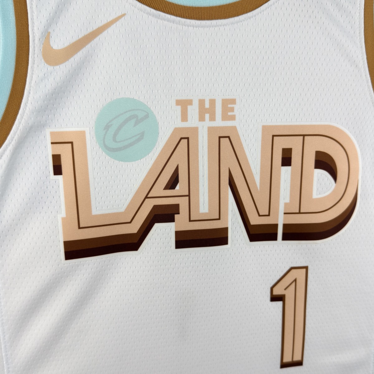 NBA Cleverland Cavaliers Round Neck White Jersey HARDEN#1