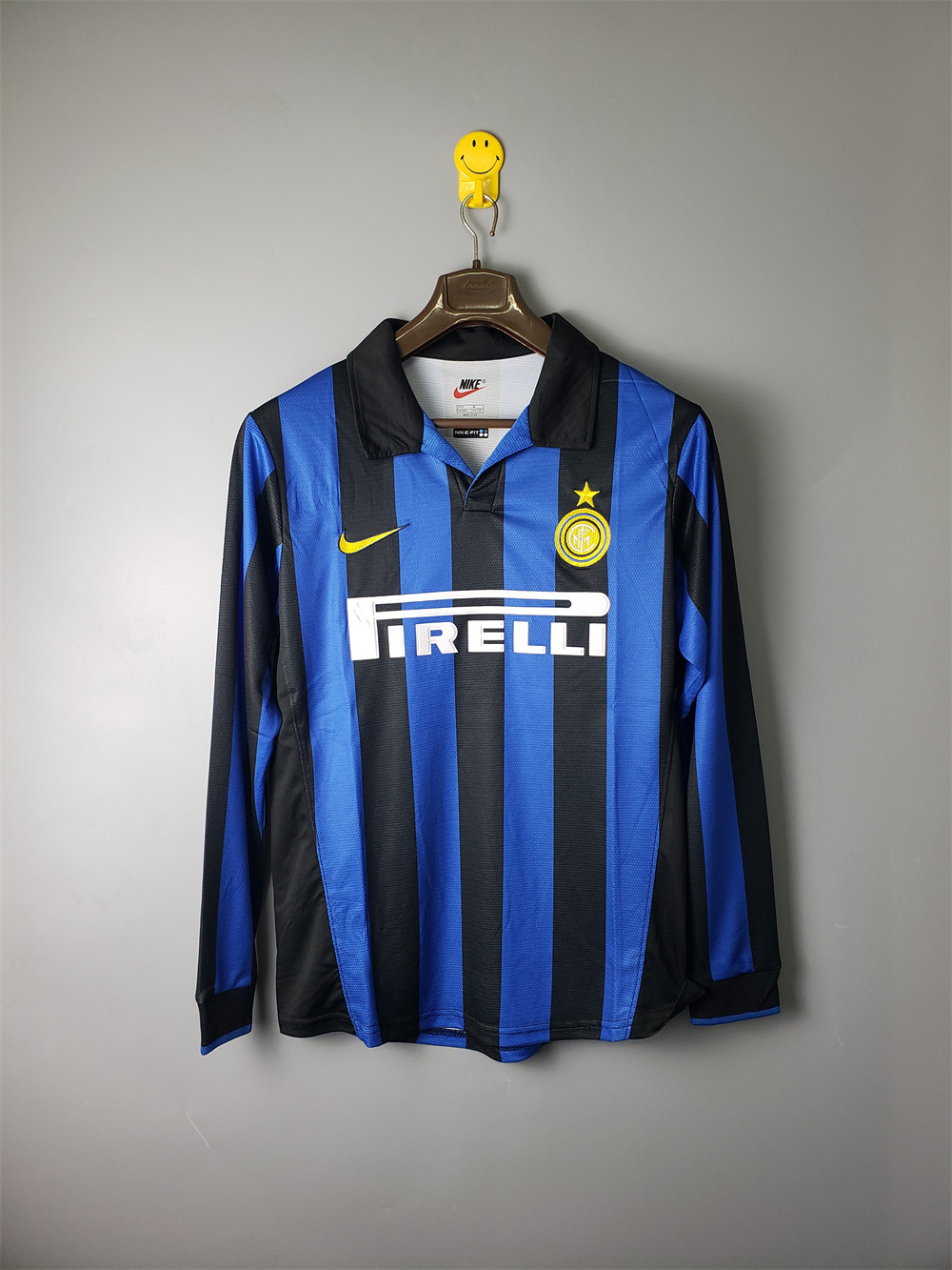 Retro Inter Milan 1998 Home Jersey Long Sleeve Fan Version