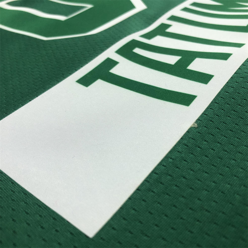 NBA Boston Celtics Round Neck 75th anniversary Green Jersey TATUM#0 S-XXL