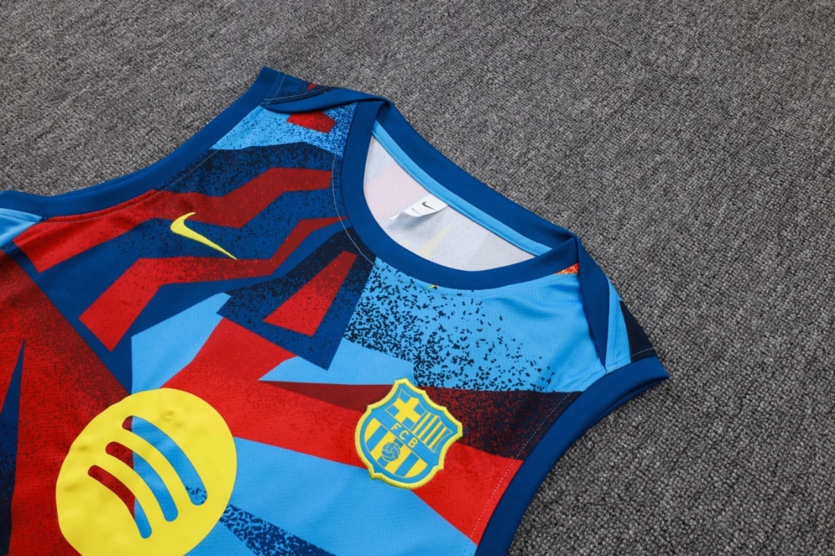 2026 Barcelona Light blue Training Set Shirt and Shorts