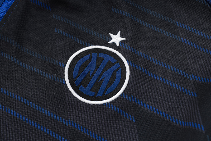 2024/25 Inter Milan Royal blue Jacket Training Suit Set Football Team Shirt Sports Fashion