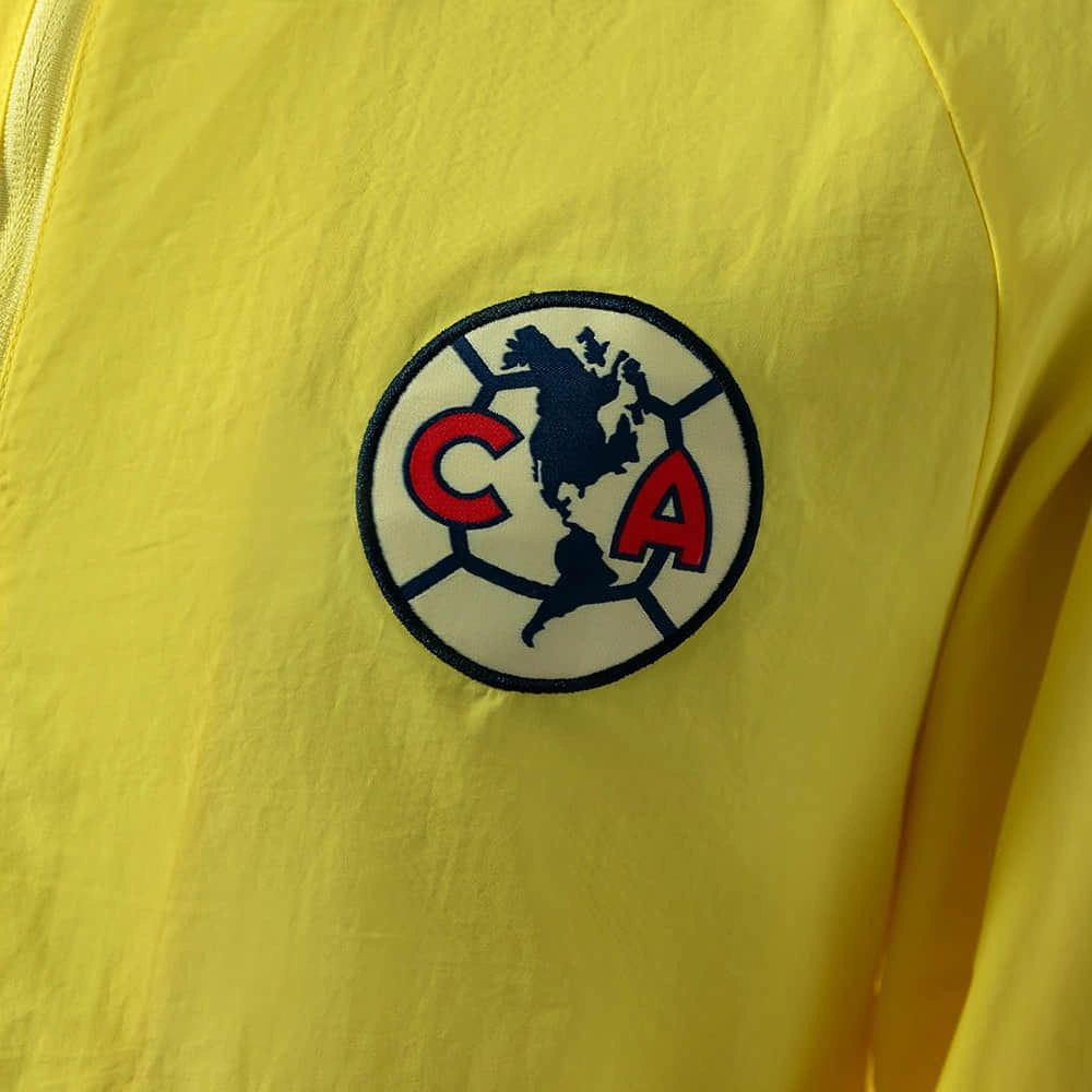 2026 Club America Yellow Jacket Windbreaker Sport Unifom