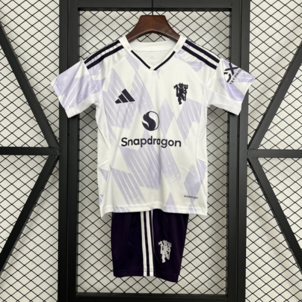 2025/26 Manchester United Away jersey kids Kits size: 16-28