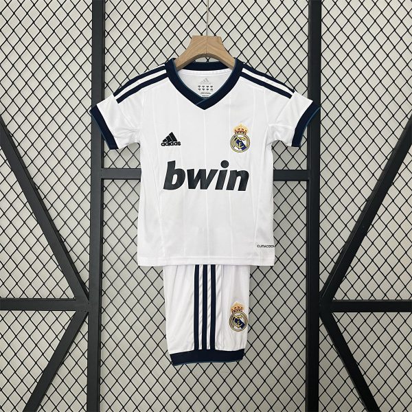 Retro Real Madrid 12/13 Home jersey Kid Kits Size 16-28