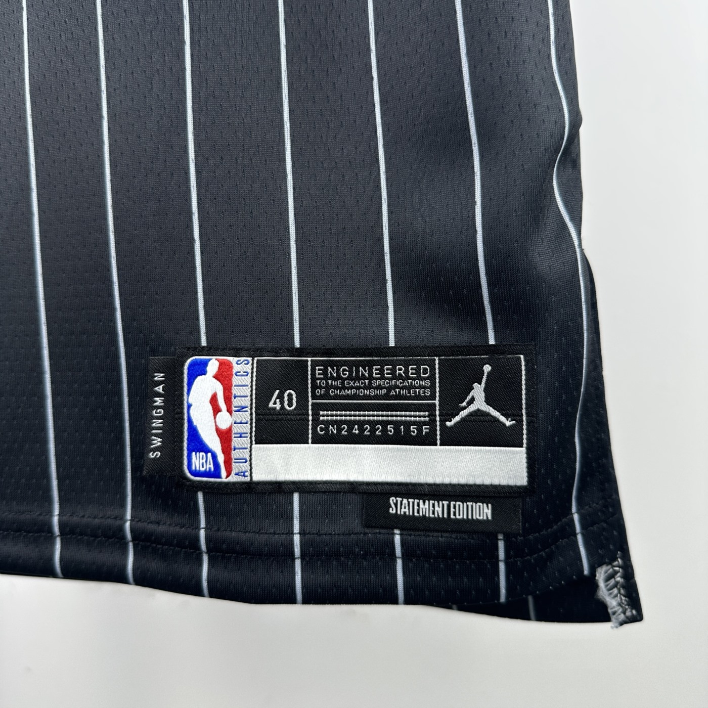 NBA Orlando Magic 2025/26 Round Neck Jordan Edition Black Jersey BANCHERO#5 S-XXL