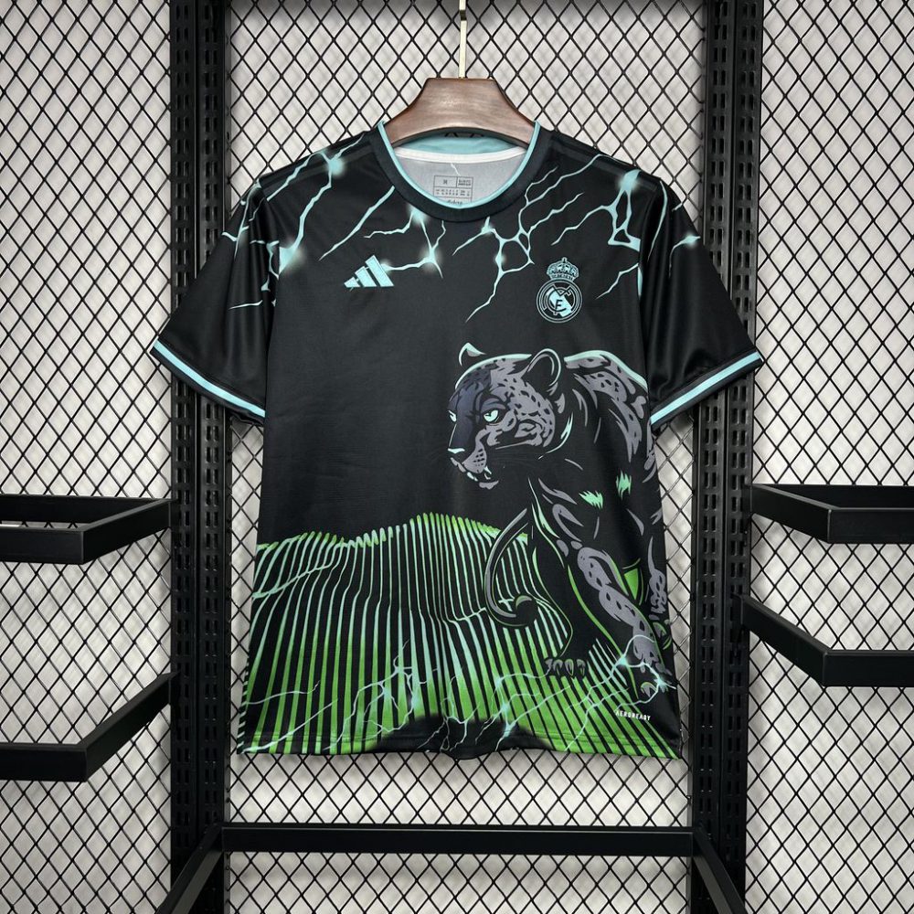 24/25 Real Madrid Special Edition Black and green Jersey Fan Version
