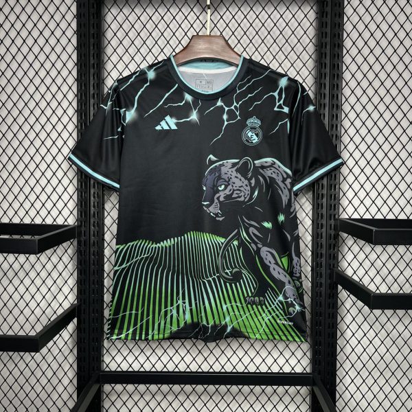 24/25 Real Madrid Special Edition Black and green Jersey Fan Version