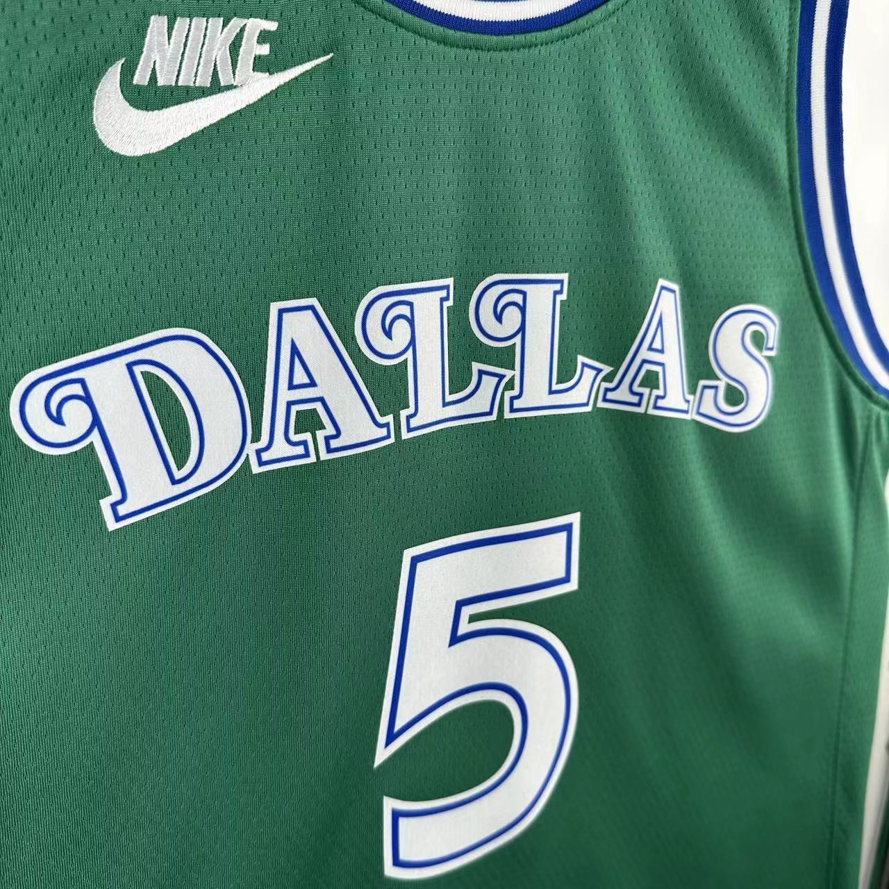 NBA Dallas Mavericks Round Neck Green Jersey RUSSELL#5 S-XXL