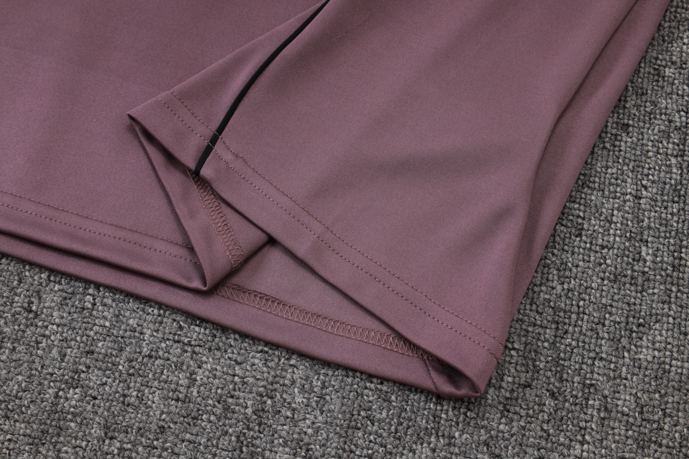 2026 Real Madrid Dusty Purple Long-sleeved half-pull training kit