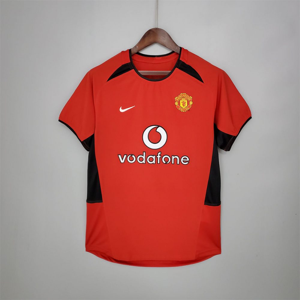 Retro Manchester United 02/04 home jersey Fan Version