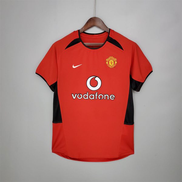 Retro Manchester United 02/04 home jersey Fan Version