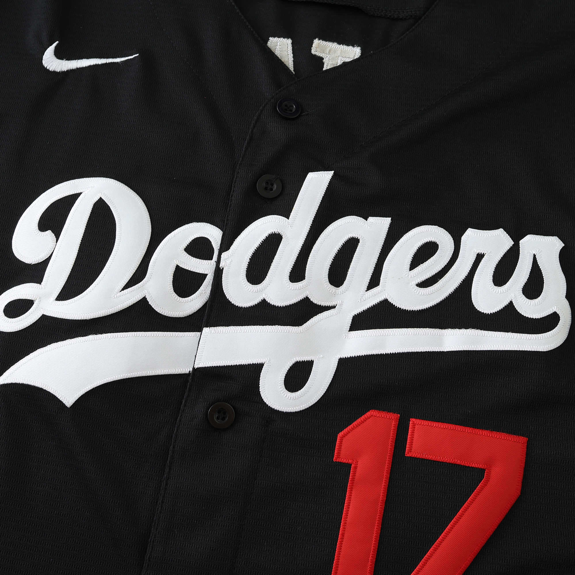 MLB LosAngeles Dodgers Black Jersey OHTANI #17
