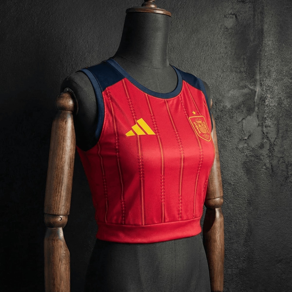 Women's Football Vest Spain 2026 World Cup Home Jersey
