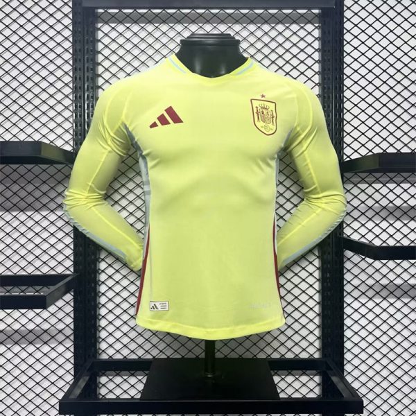 24/25 Spain Euro Away Jersey Long Sleeve Player Version