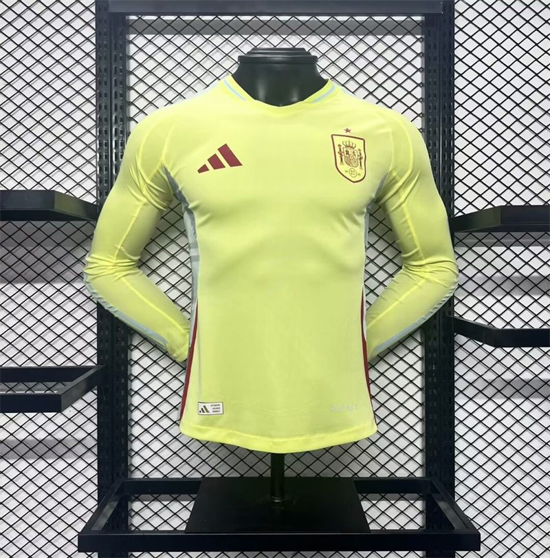 24/25 Spain Euro Away Jersey Long Sleeve Player Version