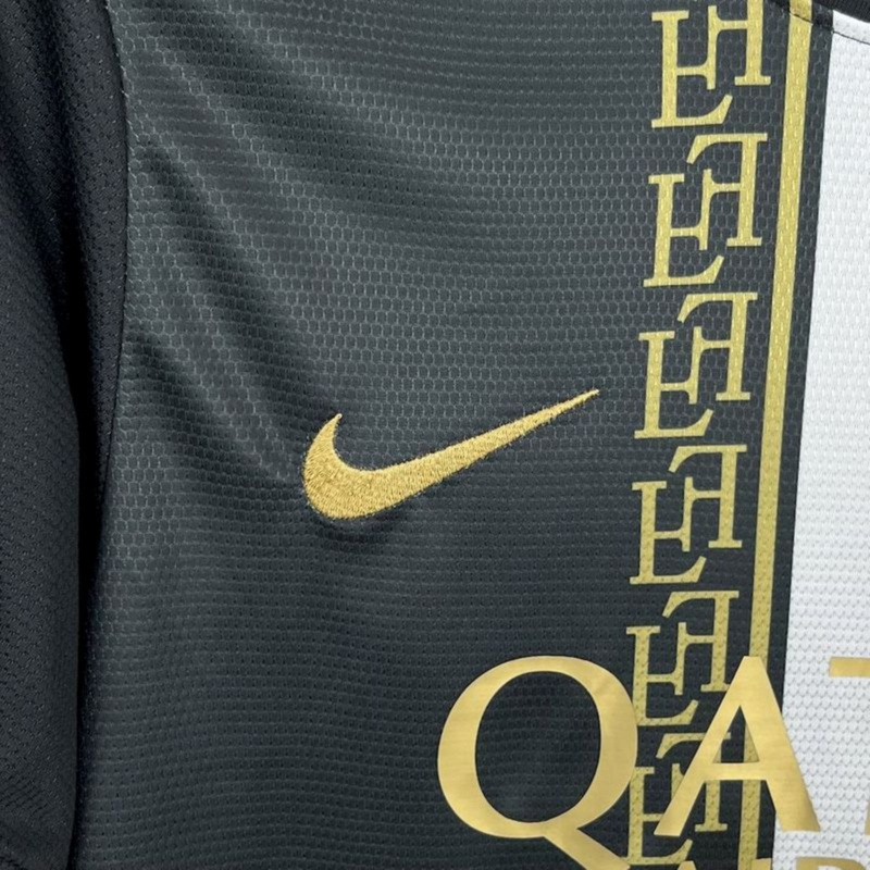 2025/26 PSG Black and Gold Edition Jersey Fan Version