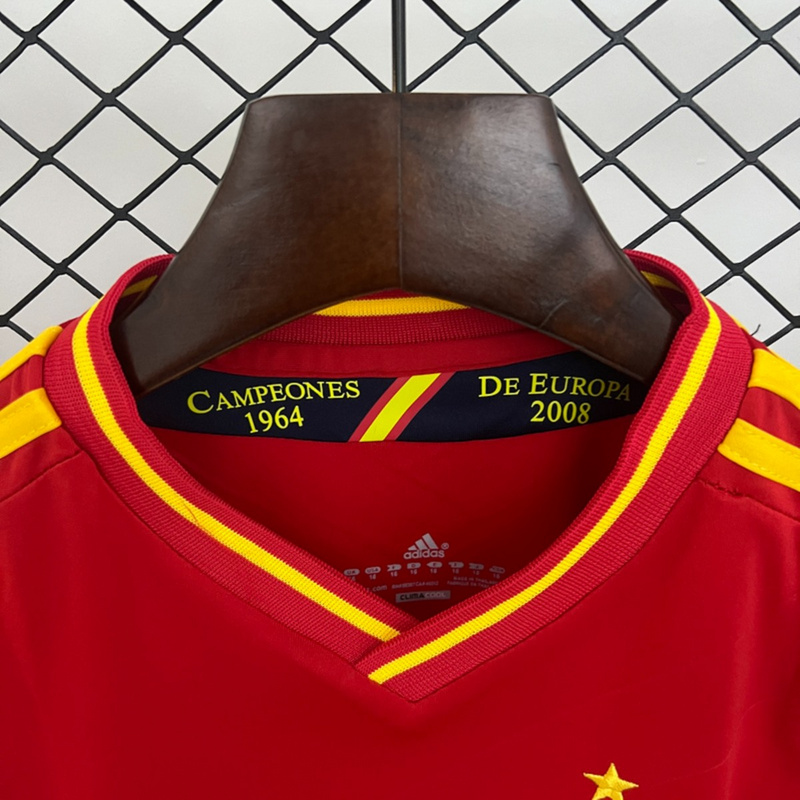 Retro Spain 2012 Home jersey Kid Kits Size 16-28