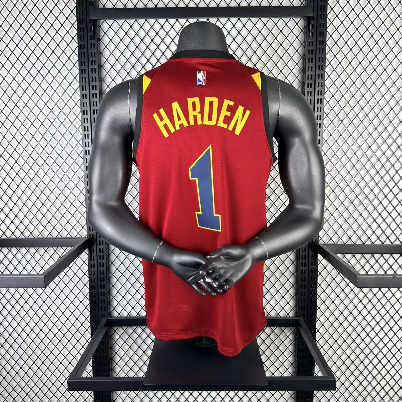 NBA Cleverland Cavaliers V-Neck Red jersey HARDEN#1