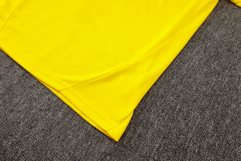 24/25 Dortmund Yellow Long-sleeved half-pull training kit Football team kit