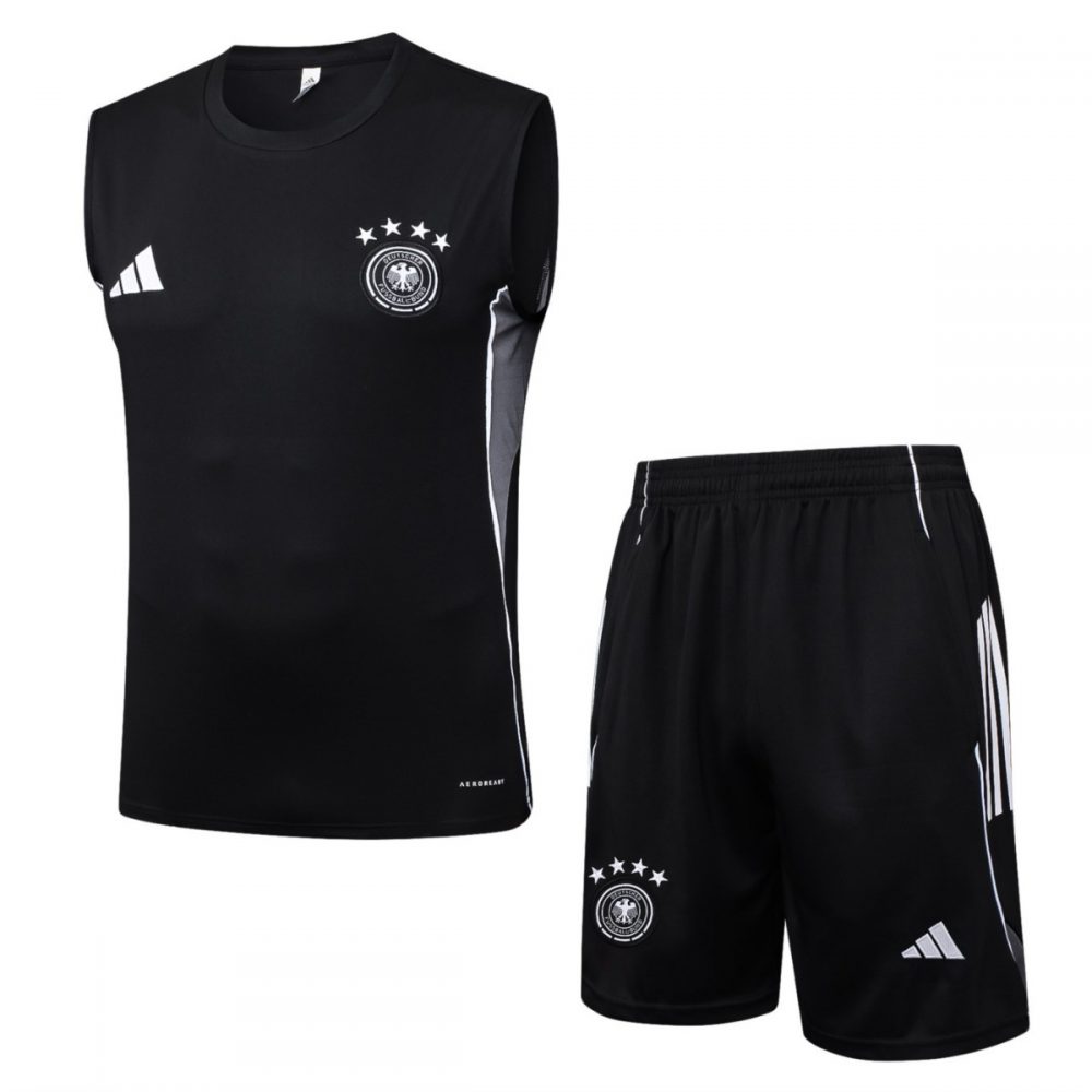 2026 Germany Black Training Set Shirt and Shorts