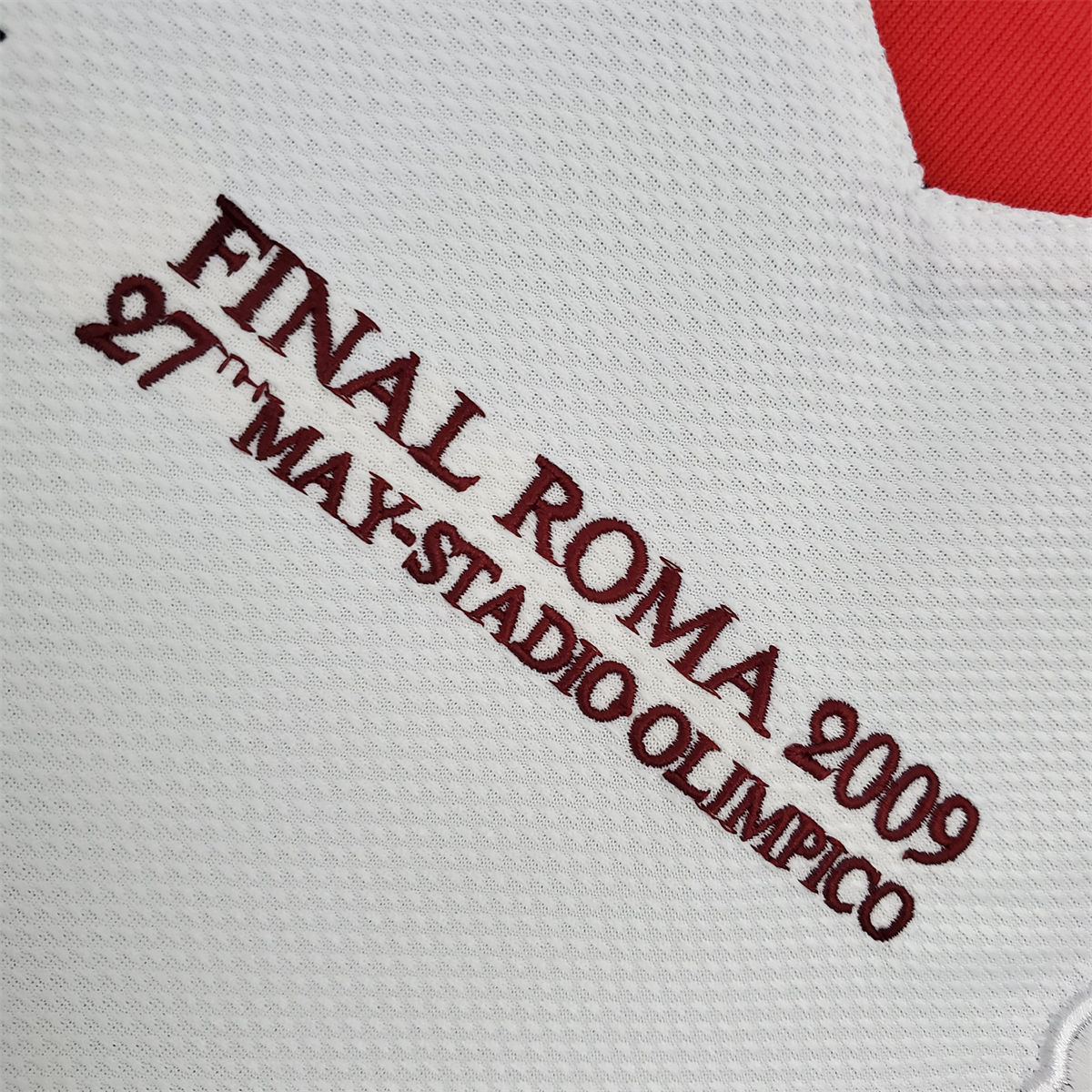 Retro Manchester United 08/09 Champions League away white jersey Fan Version