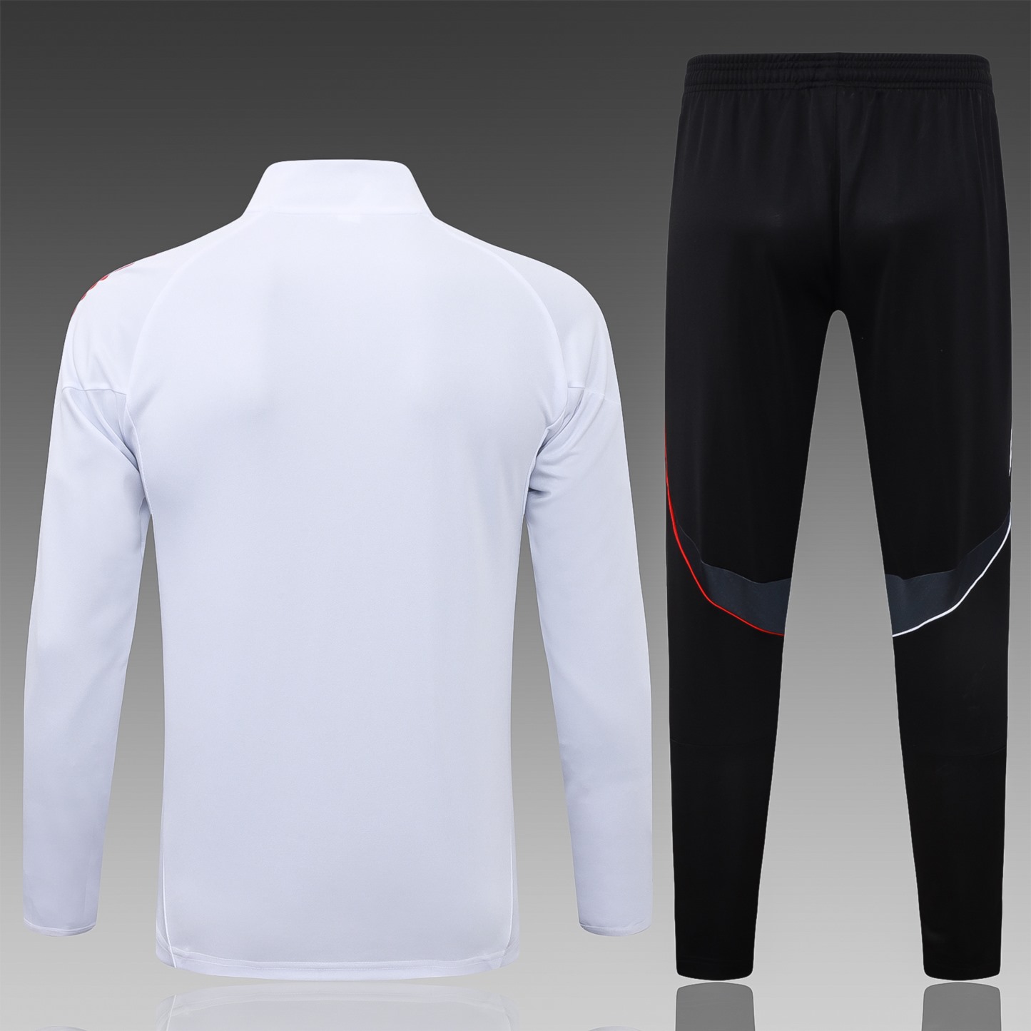 2025/26 Ajax White Jacket Training Suit Set Football Team Shirt Sports Fashion