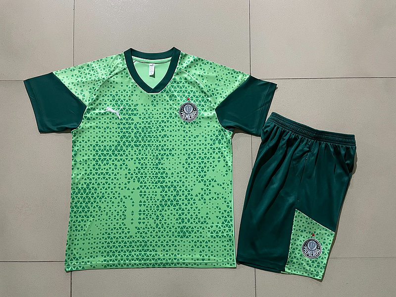 24/25 Palmeiras Green Training Set Shirt and Shorts