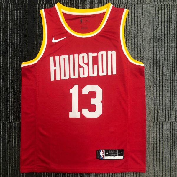 NBA Houston RocketsRound Neck Red Jersey HAEDEN#13 S-XXL