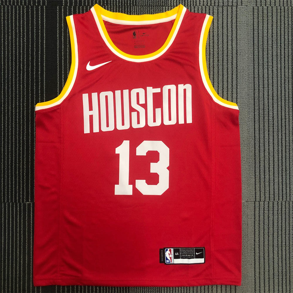 NBA Houston RocketsRound Neck Red Jersey HAEDEN#13 S-XXL