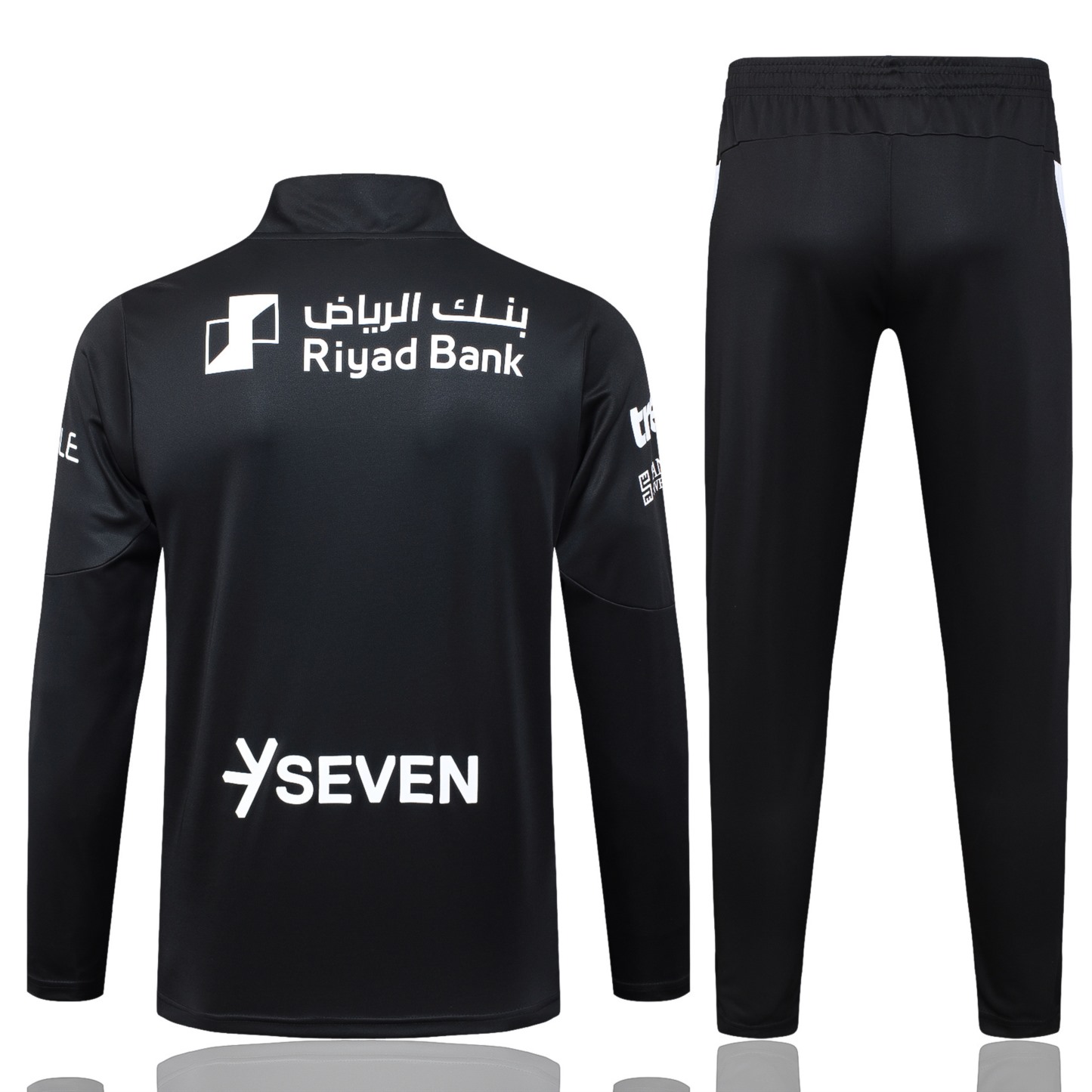 202526 AI Hilal Riyadh Black Long-sleeved half-pull training kit Football team kit