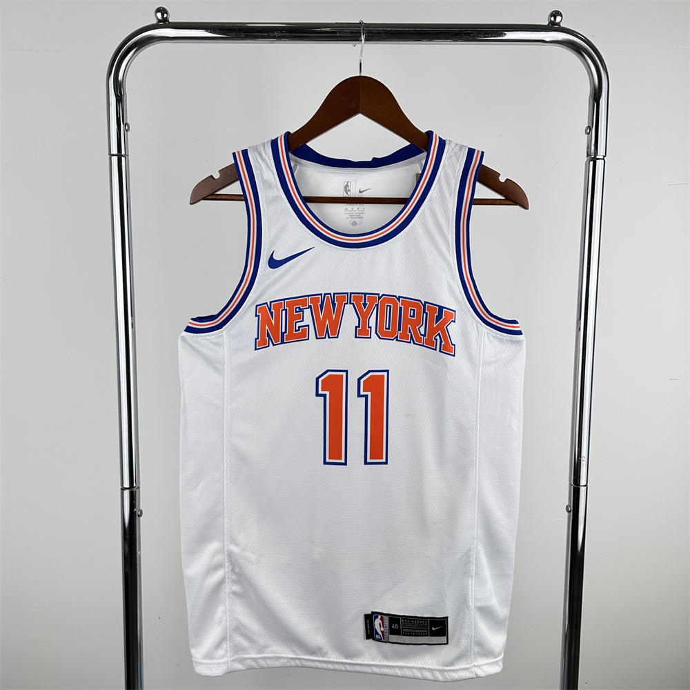 NBA New York Knicks 2019 Round Neck White jersey BRUNSON#11 S-XXL