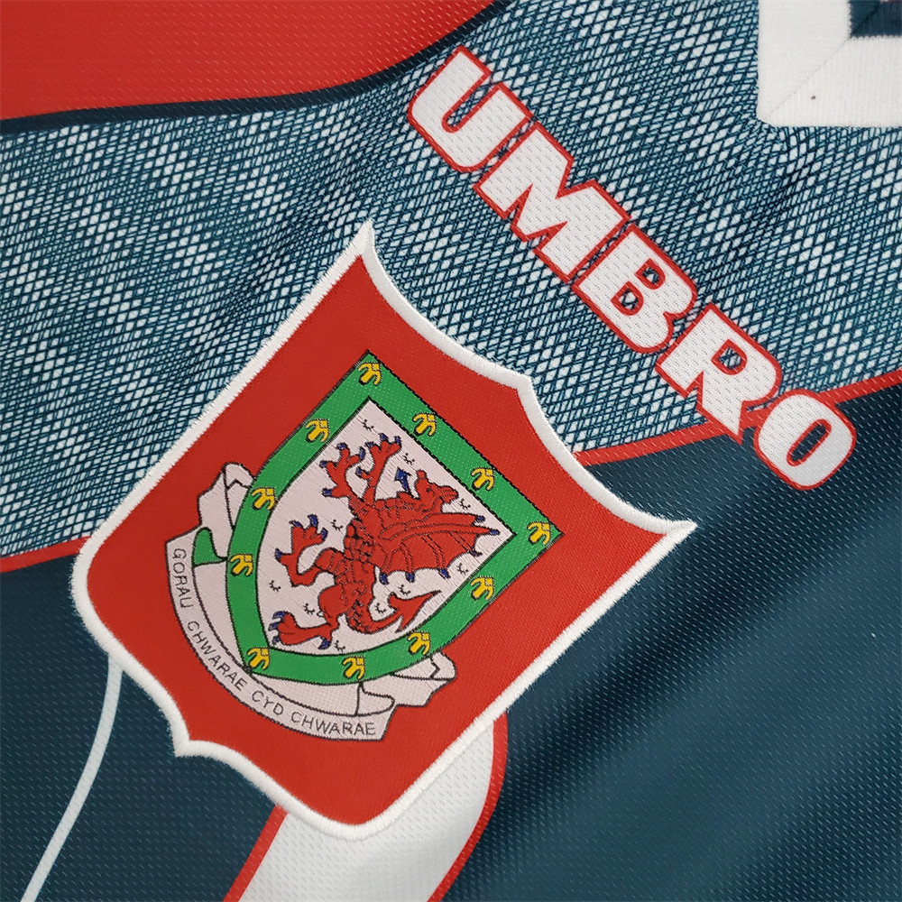 Retro Wales 94/95 Away jersey Fan Version