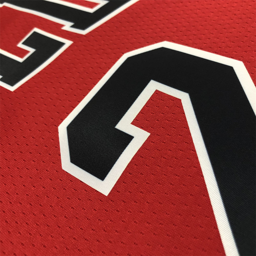 NBA Chicago Bulls Round neck Red Jersey BALL#2 S-XXL
