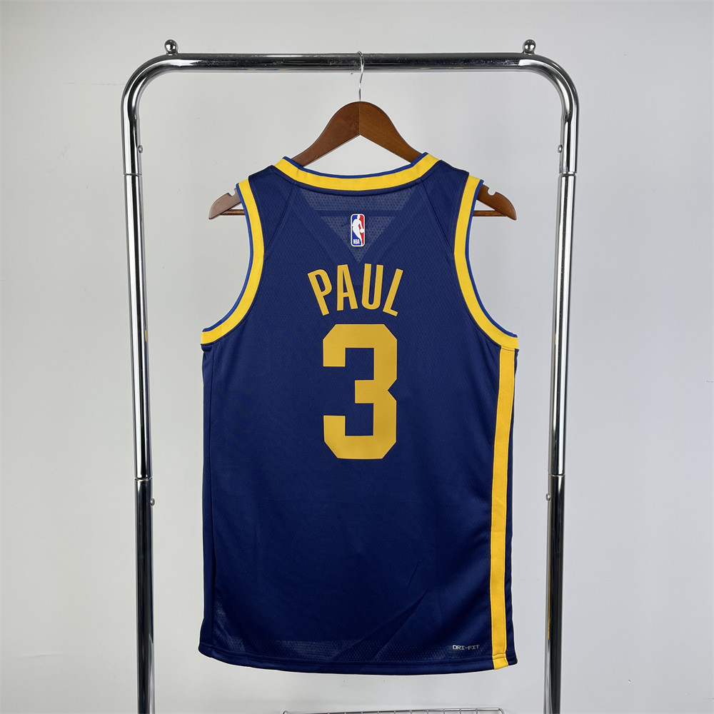 NBA Golden State Warriors V-Neck JORDAN Edition Jersey PAUL#3 S-XXL