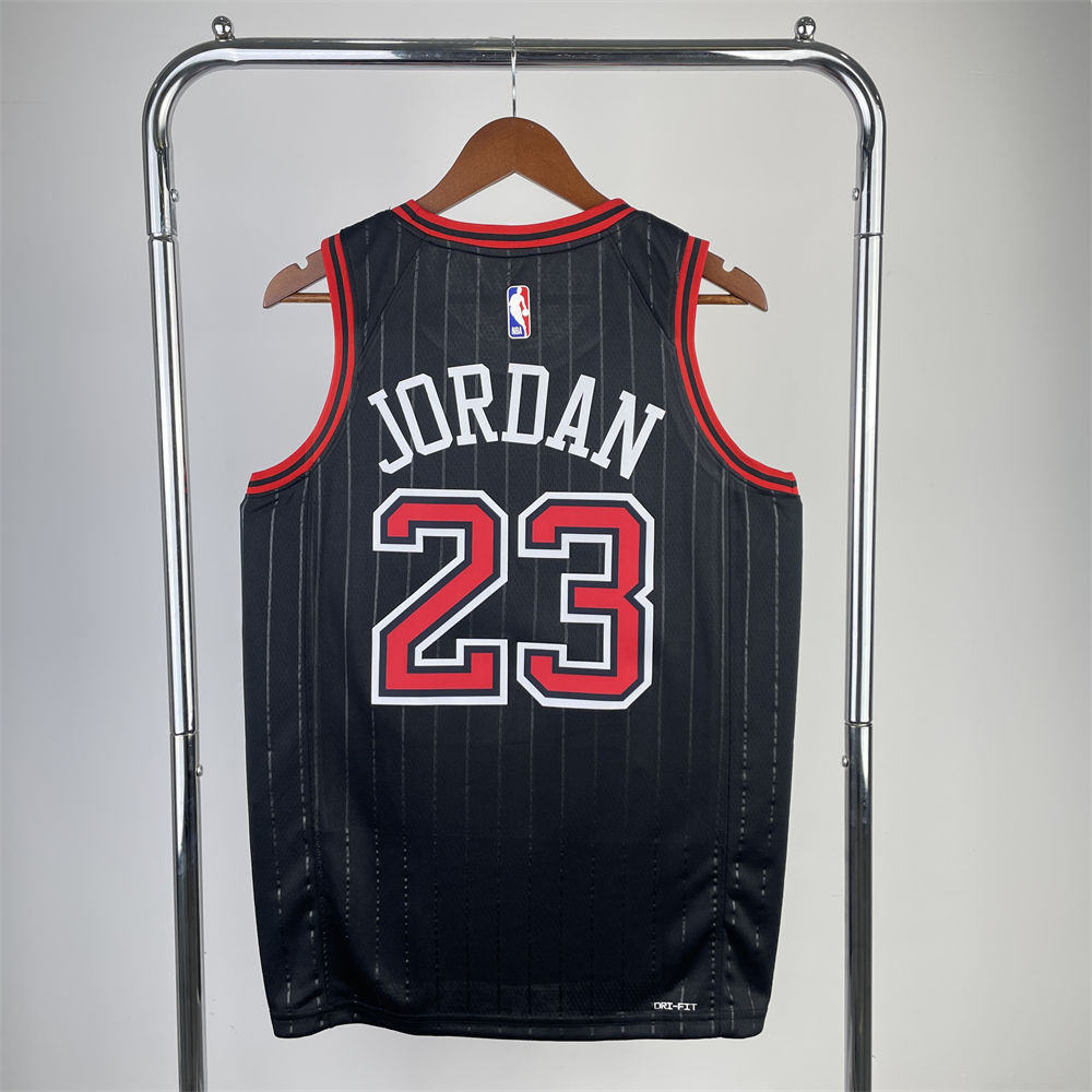NBA Chicago Bulls Michael JORDAN#23 2022/23 Black JORDAN Edition Swingman Jersey S-XXL