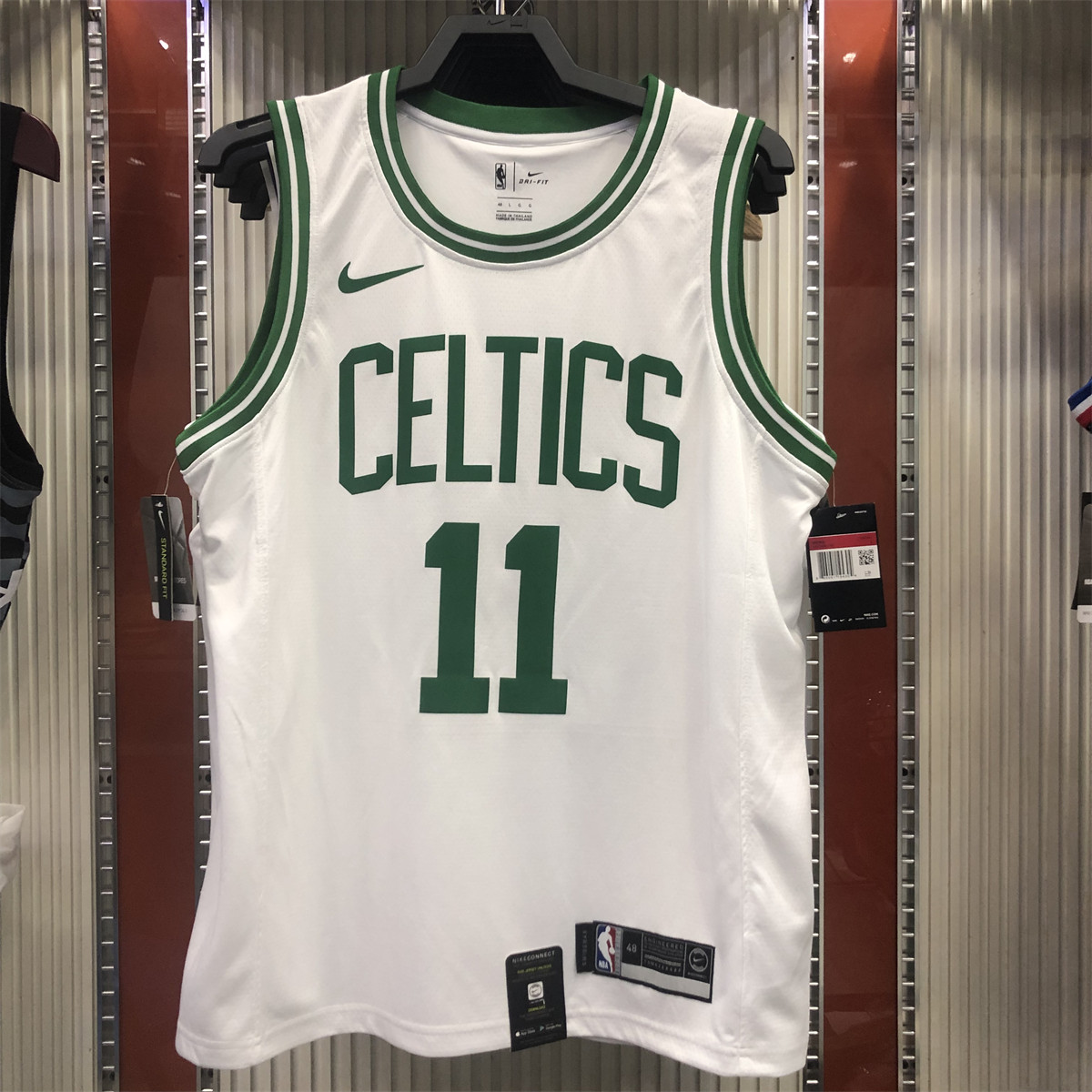 NBA Boston Celtics round neck White Jersey Irving #11 S-XXL