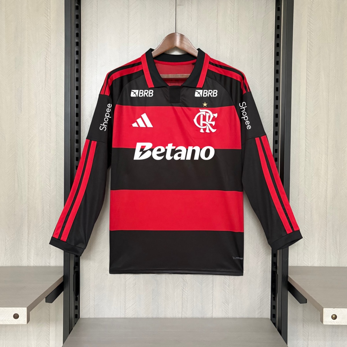 2026/27 Flamengo Home Jersey Long Sleeve Fan Version